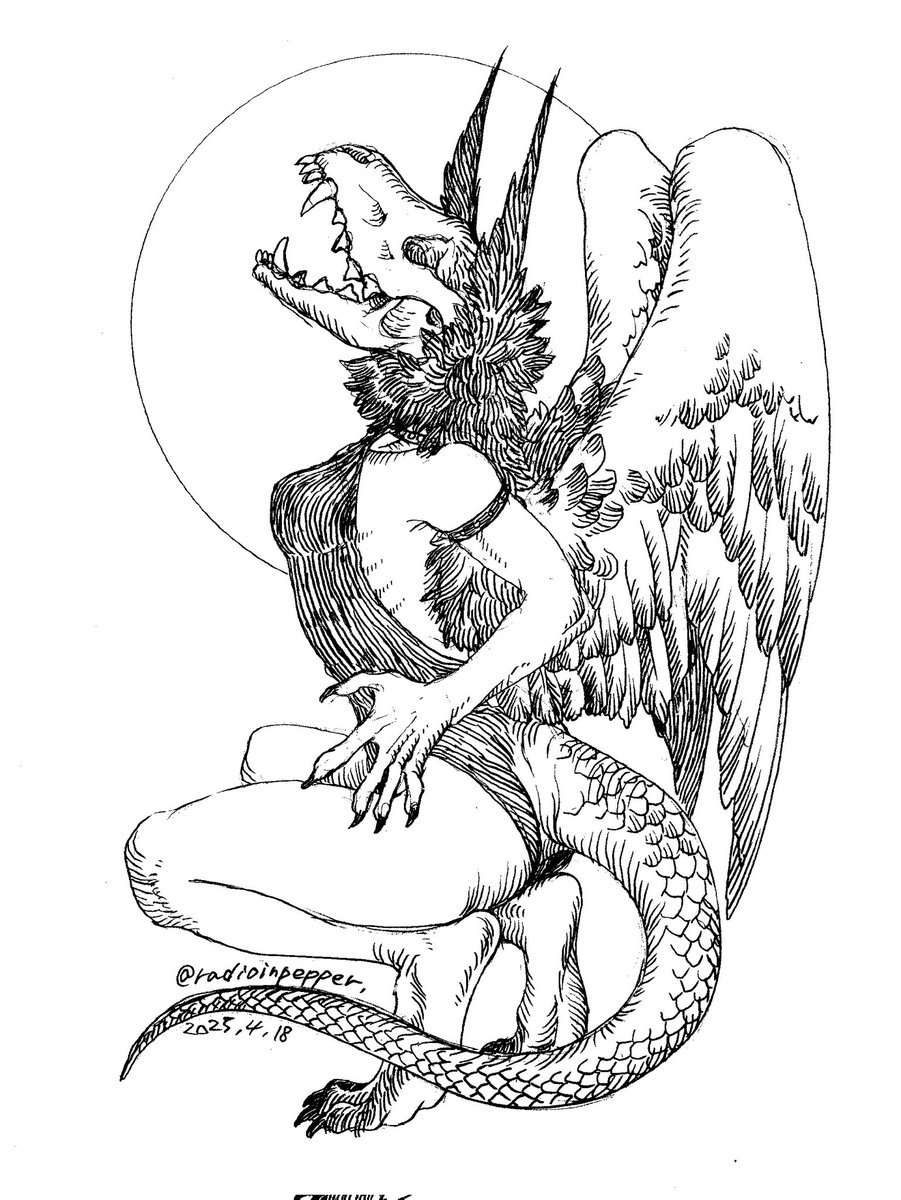 長男が描いた絵 歌川国貞による浮世絵「Ninja and Prince Genji」