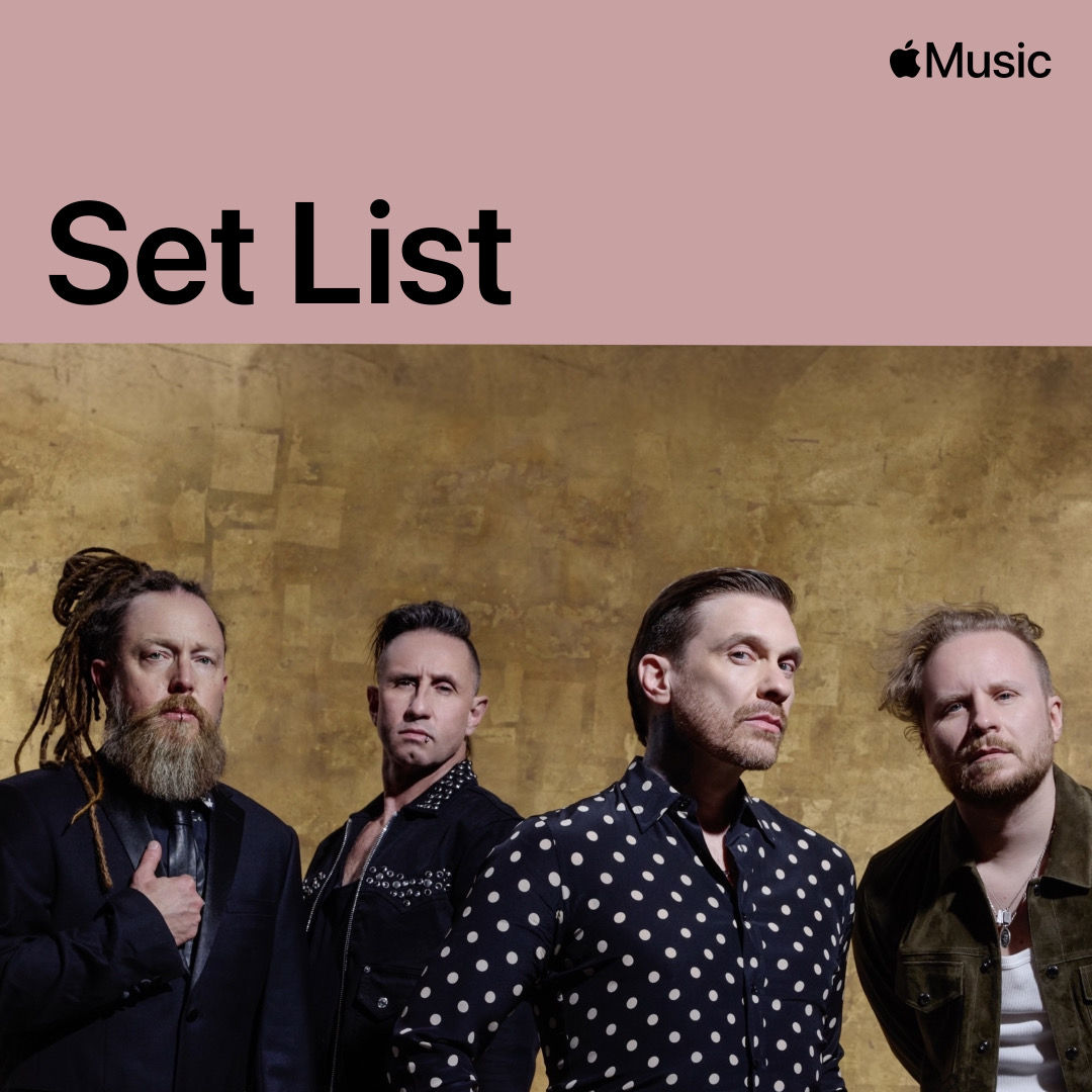 Shinedown's tweet photo. SHINEDOWN NATION! We’re giving you an EXCLUSIVE look at our base set list! Check it out now, only on @AppleMusic

Be sure to check out a show to see which special songs we add in and which ones we switch out… Never the same show twice…Y’ALL AIN’T READY!

https://t.co/J8yzAguFFz https://t.co/Cix7hRC6ye