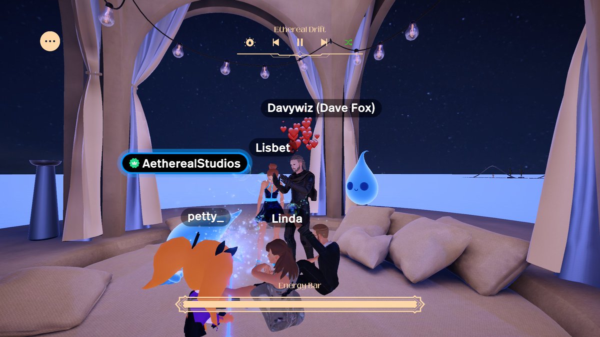 CirrusXr's tweet photo. Shout out to all who joined us for #DigitalNomads yesterday. 
We explored the #UX #Design of Aqua Aeterna by @AetherealStds - officially launching tomorrow on @Spatial_io 

Get the insights here -> https://t.co/Vs4b62428s

#XR #VR #ShotInSpatial https://t.co/7BN7R8qhLe