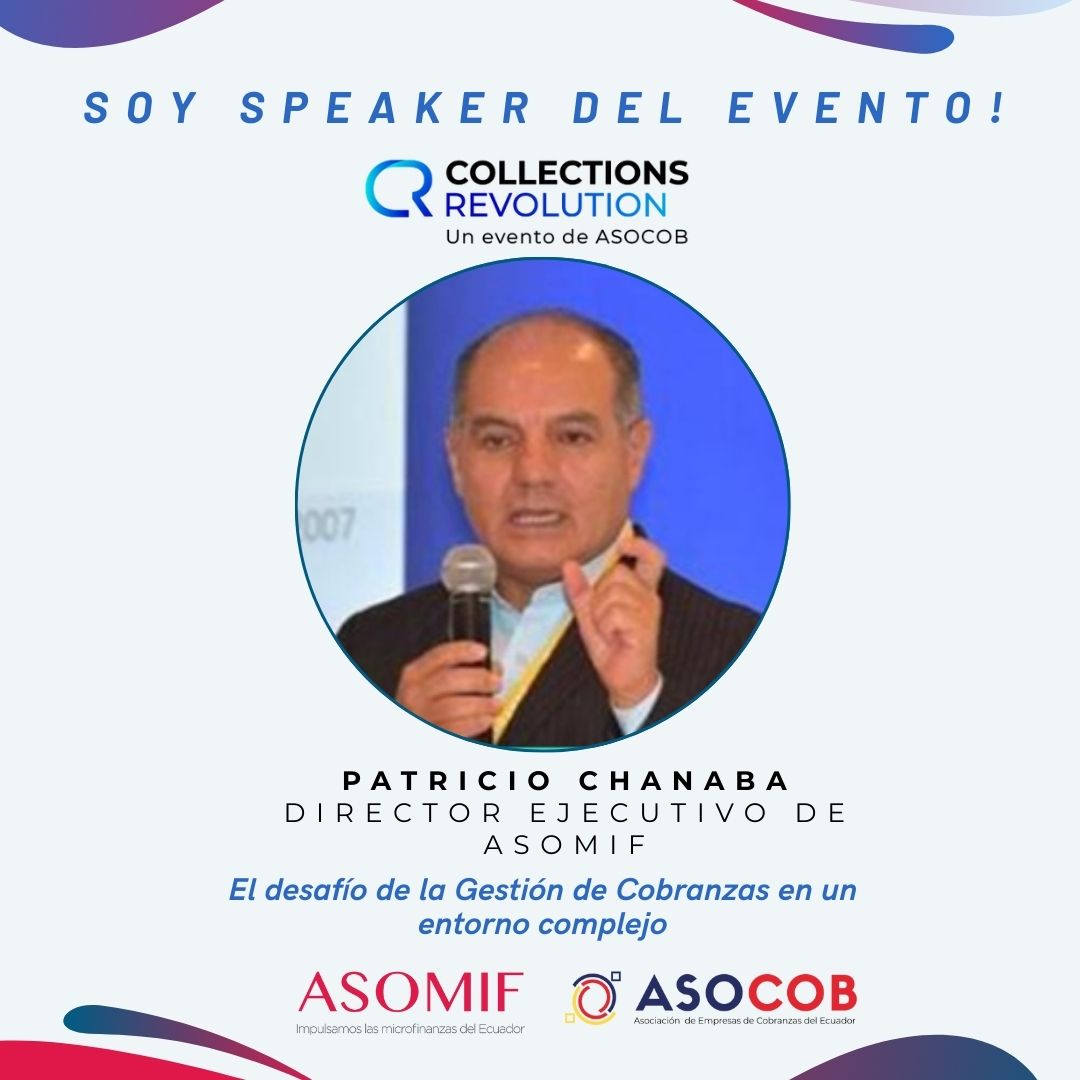 AsomifEcuador's tweet photo. ¡Orgullo ASOMIF!
Nuestro Director Ejecutivo, Patricio Chanaba, será speaker en #CollectionsRevolution 2025.
📍 Hilton Colón Quito | 📅 23 de abril
🗣️ Hablará sobre gestión de cobranzas con enfoque en personas, tecnología y datos.
🔗 Regístrate: https://t.co/n5MdPXiQrs
#Comunicado https://t.co/J2MLxAqSD2