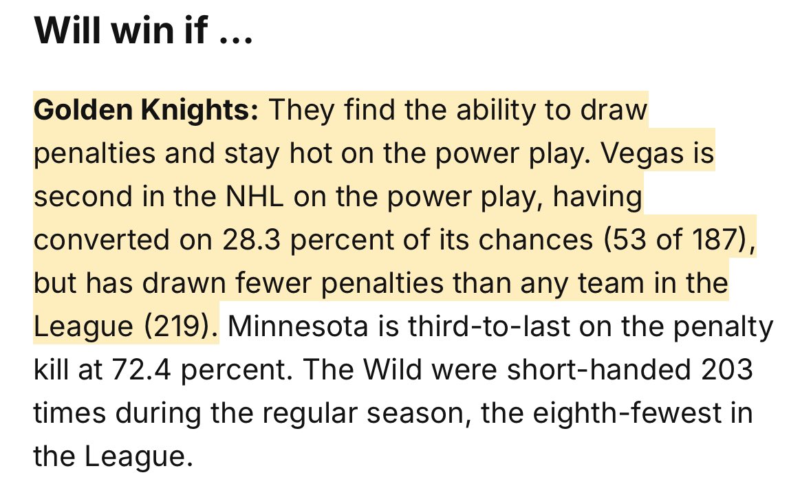 brett_stefonek's tweet photo. I know it’s late/early for #wtfriday but what the heck is up with VGK having the least penalties and the least penalties drawn! Refs just not calling penalties in Vegas games?!!! @TDChrisG @LockedOnVGK https://t.co/ZaMfbwOZfO