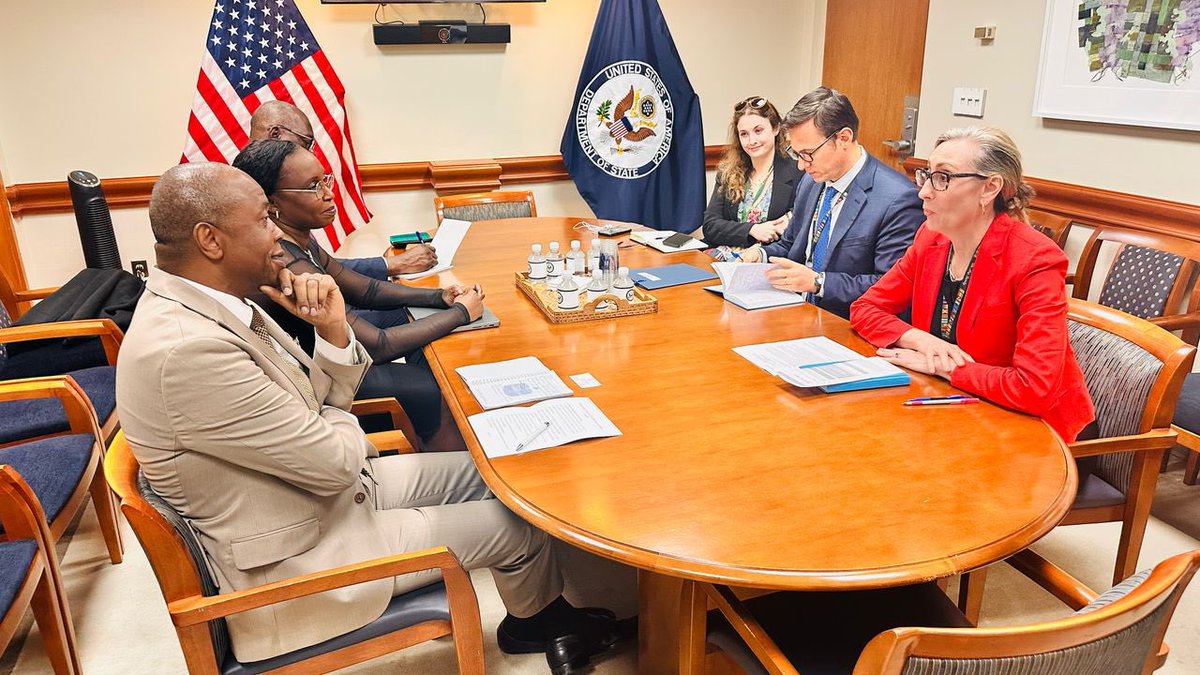 #RDC #USA: Réunion d’échanges entre le président de la CENI Denis Kadima et Mme Corina Sanders, Deputy Assistant Secretary au Bureau des Affaires africaines, ce vendredi 18 avril à Washington DC, sur la feuille de route électorale et le partenariat USA-RDC.