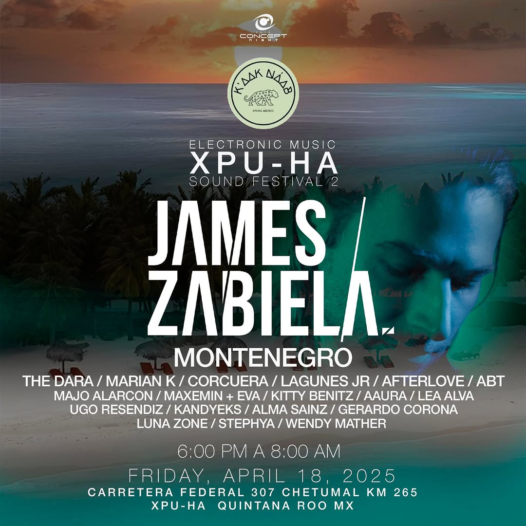 Hoy Playa del Carmen en XPU HA, con <a href="/jameszabiela/">James Zabiela</a>