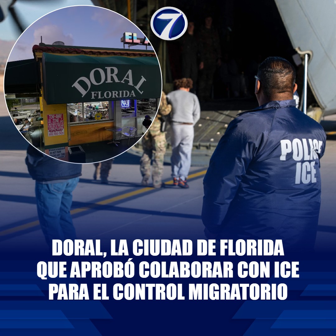 Noti7Guatemala's tweet image. 🚨#Doral, Florida; se une a #ICE en control migratorio ➡ bit.ly/3EnkboV