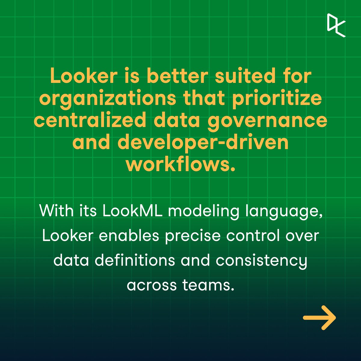 DataCamp's tweet photo. 🔍 Looker = governed, SQL-first, Google-native
📊 Tableau = flexible, visual storytelling king
We broke down:
• Modeling
• Viz capabilities
• Integration and prep
• Pricing
• When to use each
👉 https://t.co/1ywrksbW4R
#DataViz #BItools #Looker #Tableau #DataCamp https://t.co/sQTZV9jwyR