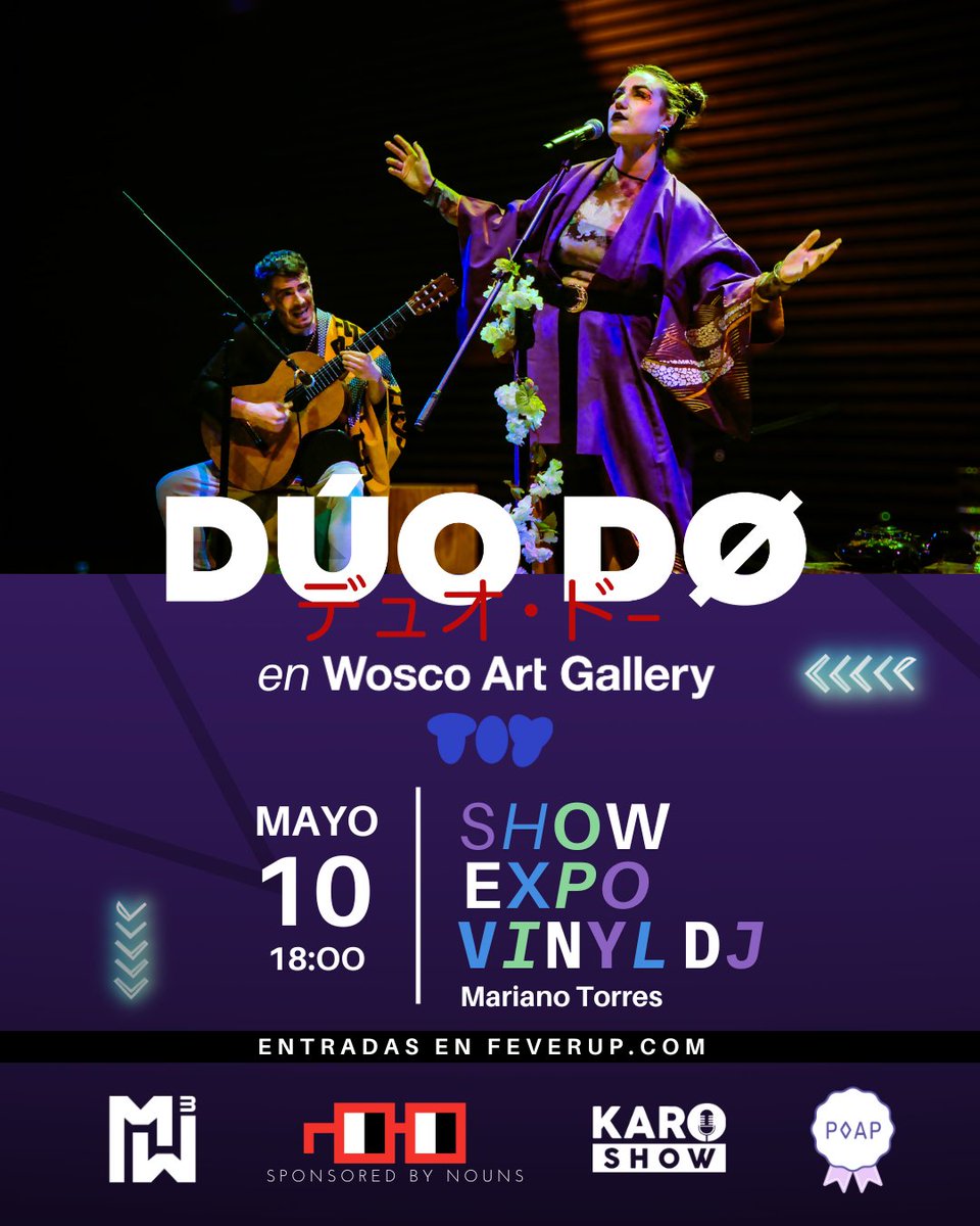 📣 ¡ATENCIÓN BUENOS AIRES!🇦🇷
🎟️ Entradas limitadas → ¡LINK EN BIO Y COMENTARIOS!

⭐El sábado 10 de mayo a las 18hs nos encontramos en <a href="/WoscoArt/">Wosco Art Gallery</a>  (Palermo) para vivir una experiencia única que fusiona música, arte y tecnología conectando todos tus sentidos! ⌐◨-◨

+ INFO 🧵👇