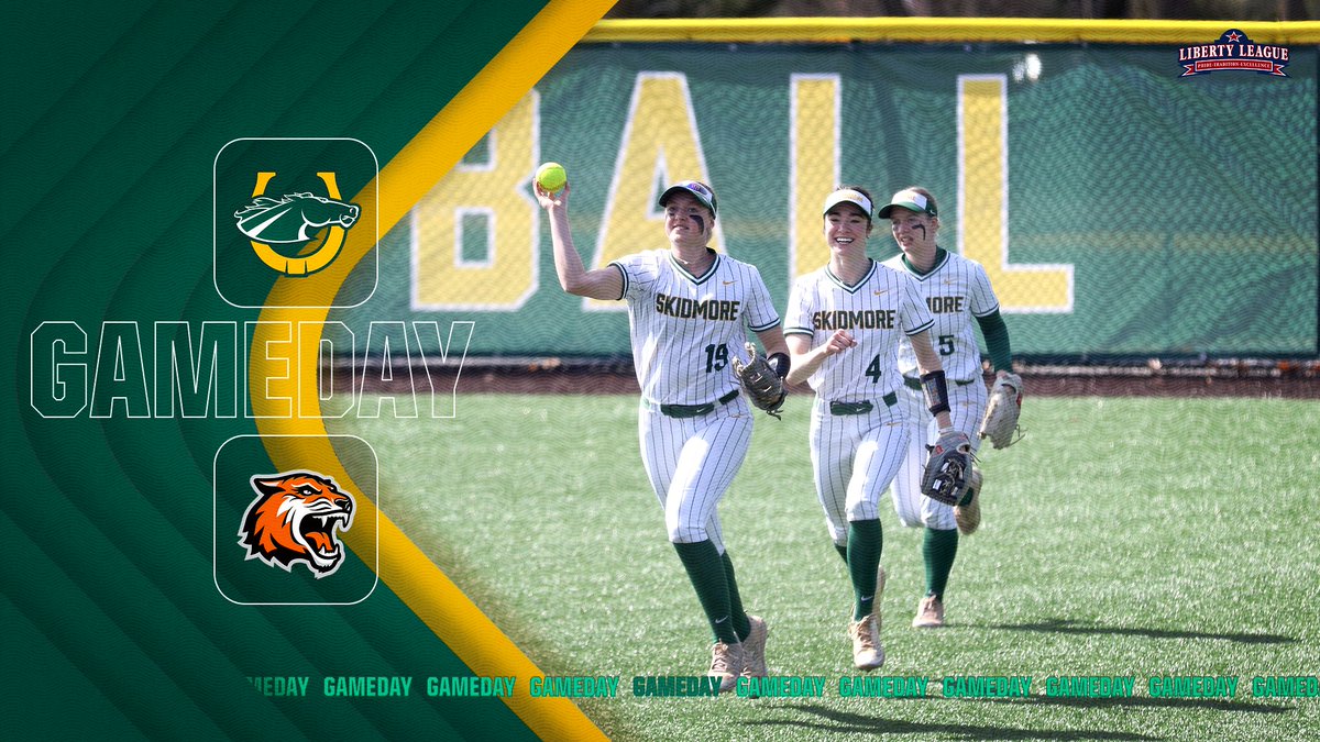 It's GAMEDAY for Skidmore Softball! 🎉 We face off against the RIT Tigers on the road at 3 &amp; 5 PM today!

🎥: ritathletics.com/watch/?Live=17…
📊:ritathletics.com/sidearmstats/s…