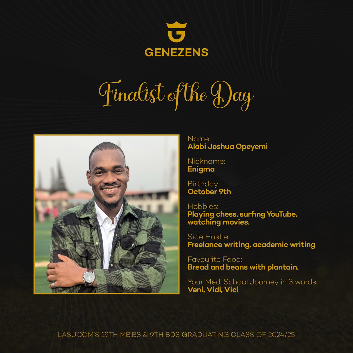 Genezens_'s tweet photo. 🥁🥁🥁🥁
INTRODUCING
Our finalist of the day!

IG- darey_joshuaa
X-darey_joshua https://t.co/IpkhRqsWcv