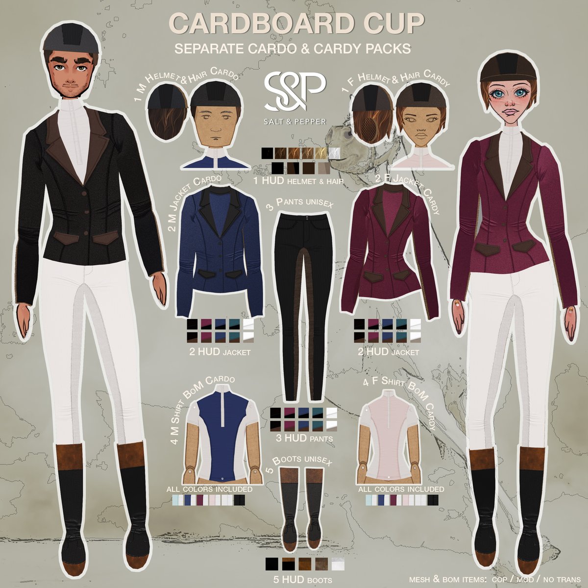 THE CARDBOARD CUP - coming to the "Flat out Fun hunt " by Novel events, starting tomorrow (19th) at 3pm SLT

hunt prizes between 10LS - 99LS, female and male Fatpacks available, too

credits: Cardo skin by Thirst, Cardy Skin by Nylon Outfitters