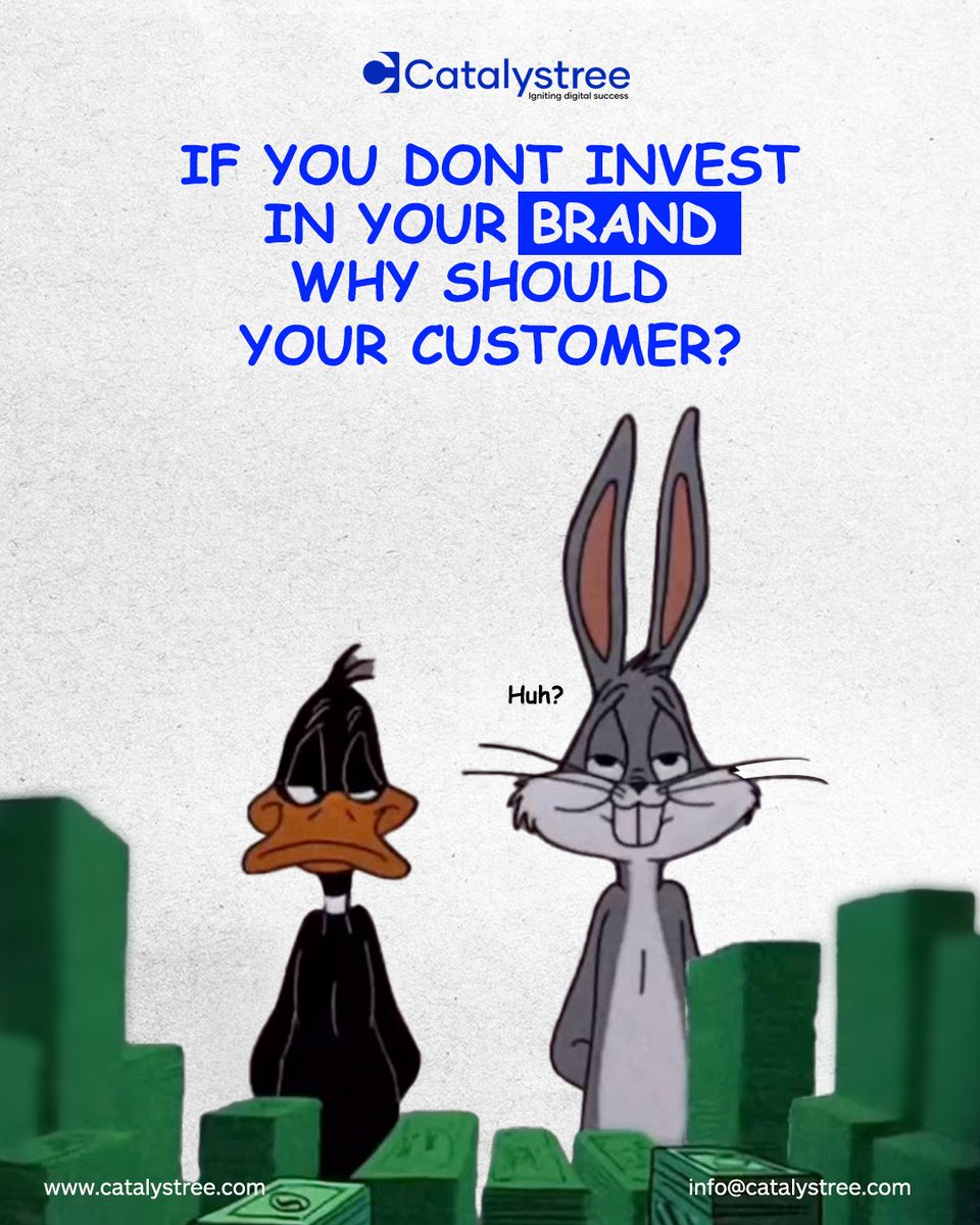 catalystree's tweet photo. When you take your brand seriously, the world will too.

Invest in your brand. Elevate your business. Choose Catalystree.

#BrandMatters #Catalystree #BrandBuilding https://t.co/DXdJFc8Jmq