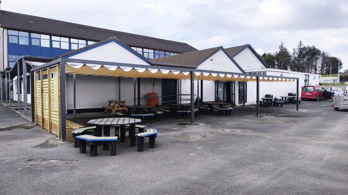 OutdoorSpaces (@spaces_outdoor) on Twitter photo Our team had a busy few days installing three interconnecting Arcadia Pergolas (18m x 5m) with retractable roofs at <a href="/stgeralds/">St. Gerald's DLS College</a> Castlebar,
Principal Shaun Burke thank you for looking after our install team so well and for the business.
#outdoorspaces
#outdoorlearning Our team had a busy few days installing three interconnecting Arcadia Pergolas (18m x 5m) with retractable roofs at <a href="/stgeralds/">St. Gerald's DLS College</a> Castlebar,
Principal Shaun Burke thank you for looking after our install team so well and for the business.
#outdoorspaces
#outdoorlearning