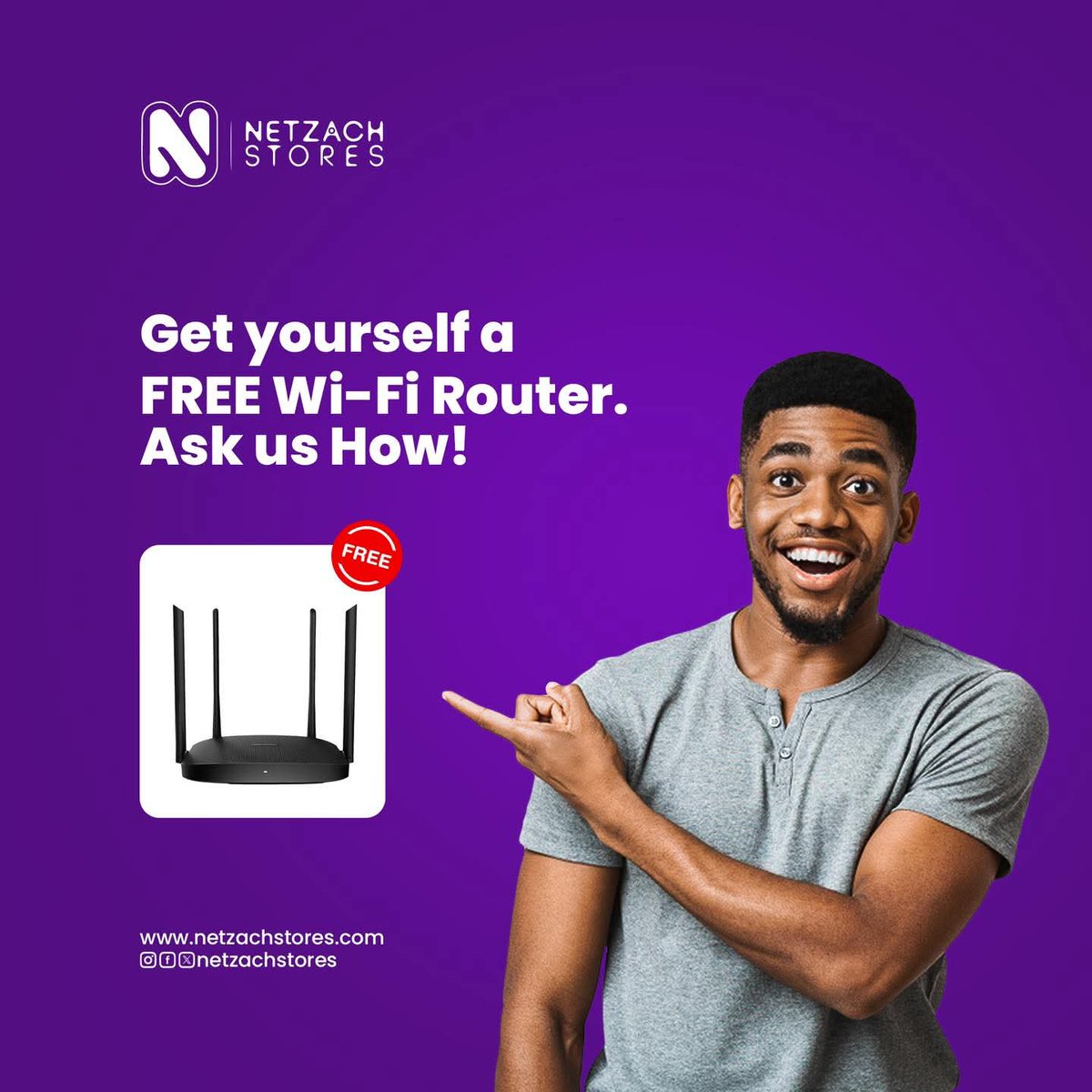 NetzachStores's tweet image. Upgrade Your Tech, Stay Connected! Buy a brand new laptop at Netzach Stores and get a FREE router—power up your productivity and enjoy seamless internet at no extra cost!

#easter  #easterpromotion  #easterweekend  #promotion  #netzachstores  #feelthedifference  #websites  #hp
