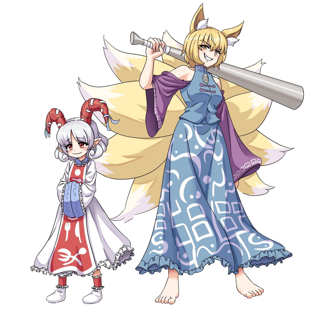 Here's Shikigami Yuuma and Gouyoku Alliance Ran!