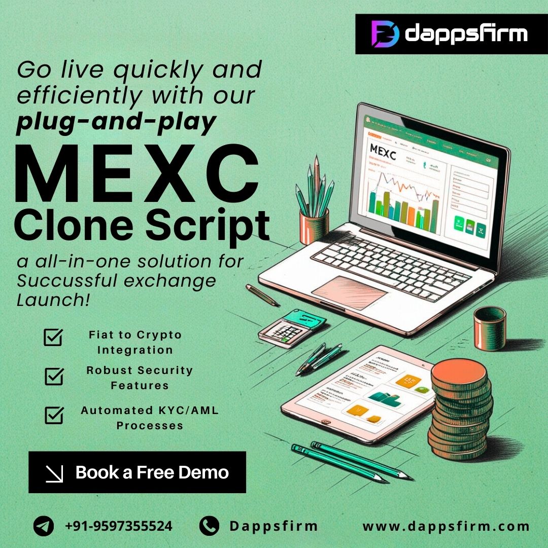 dappsfirm's tweet image. 🚀Get a fully customizable, secure, and scalable trading platform with advanced features – all at minimal cost and quick launch. Start building your high-ROI crypto business today!💼💰

👉 Contact us to get a live  demo
🌐dappsfirm.com/contact-us

#MEXCCloneScript #Crypto #usa #uk