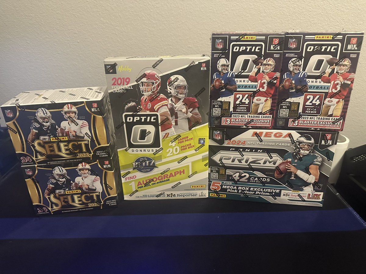 MSCards21's tweet photo. Football Break #2 will be a PYD "pick your division".  Prices will be either $80 or $100 per division.  First come, first serve.  Visit our website to get the division you want!

CLICK THE LINK BELOW TO GET YOUR SPOT!

https://t.co/XkSpnfpChK https://t.co/8HcKUjkvso