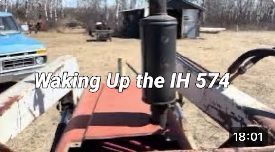 PalletCabin's tweet photo. Pallet Cabin - Waking Up the IH 574 - E270 #spring #chores #track #repairs #WillItRun
https://t.co/azzzkxTbND https://t.co/LT8htWbDee