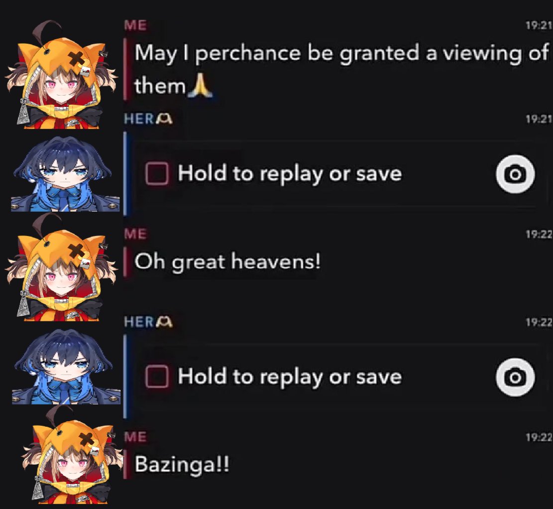 I was gonna tag this but I think it's better I don't lol