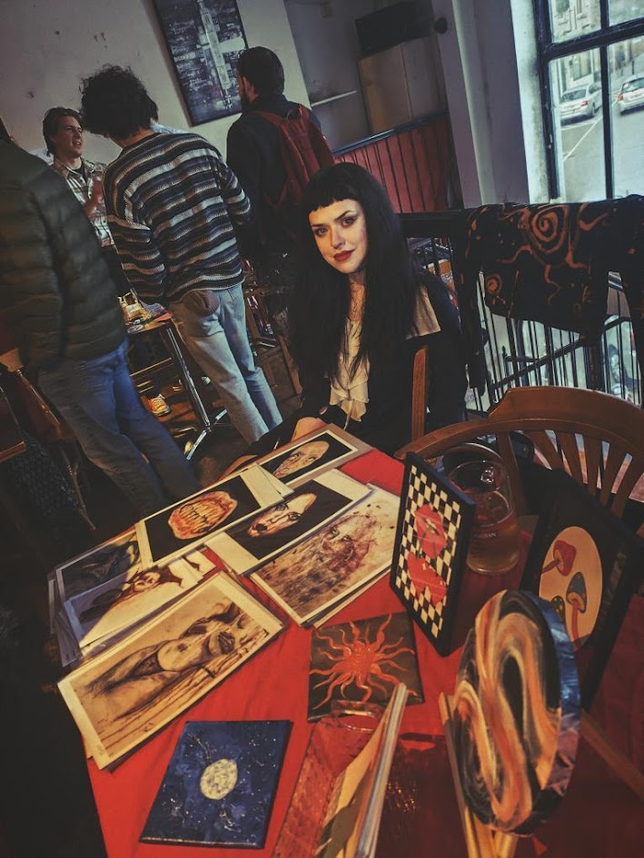 my 2nd ever art market :-)