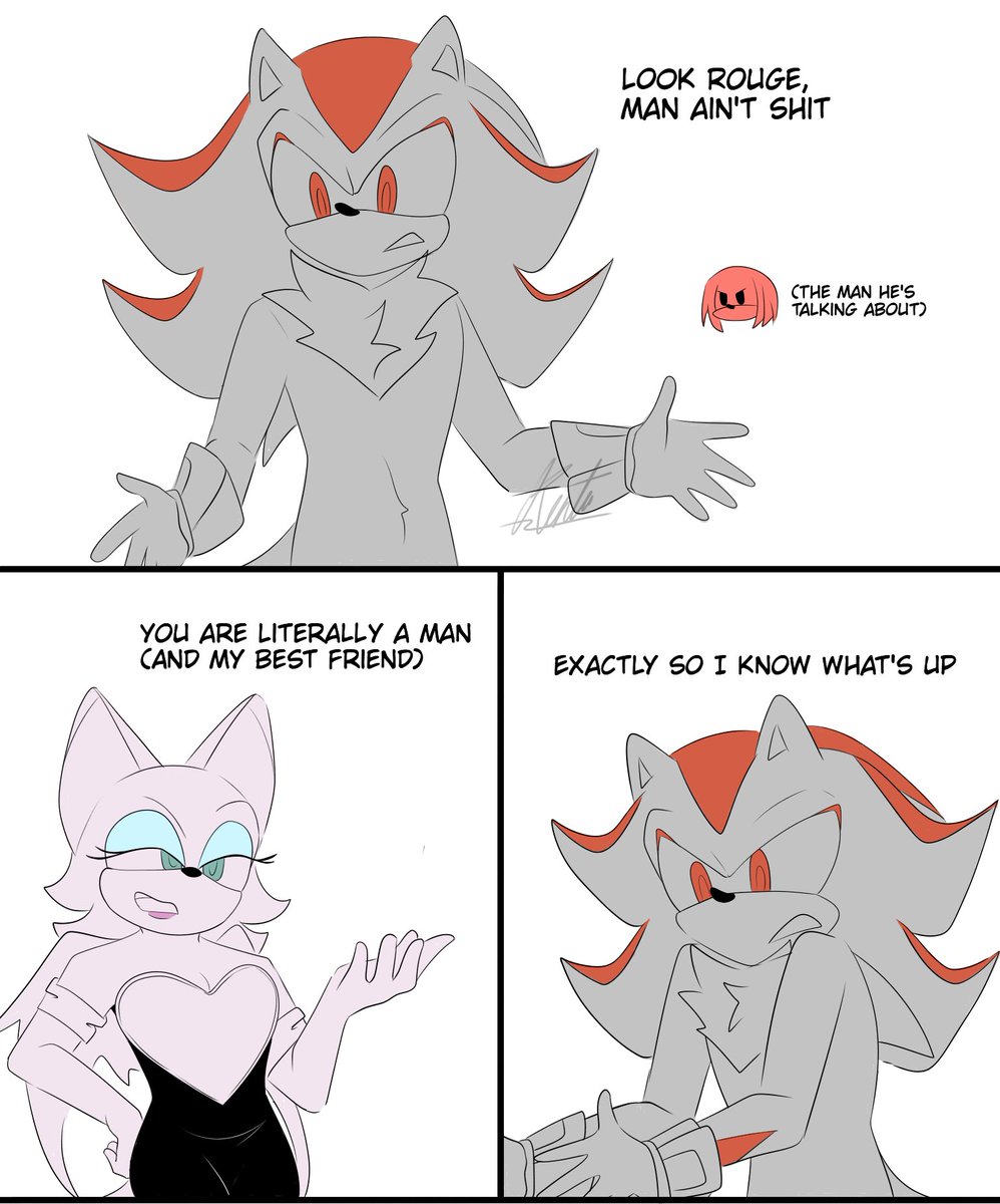 Intel4Kento's tweet photo. Sonic is special

#Sonadow #Knuxouge https://t.co/6amcnxdJJs