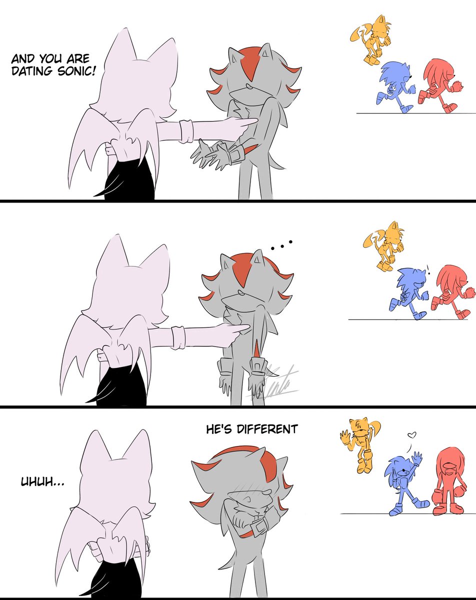 Intel4Kento's tweet photo. Sonic is special

#Sonadow #Knuxouge https://t.co/6amcnxdJJs