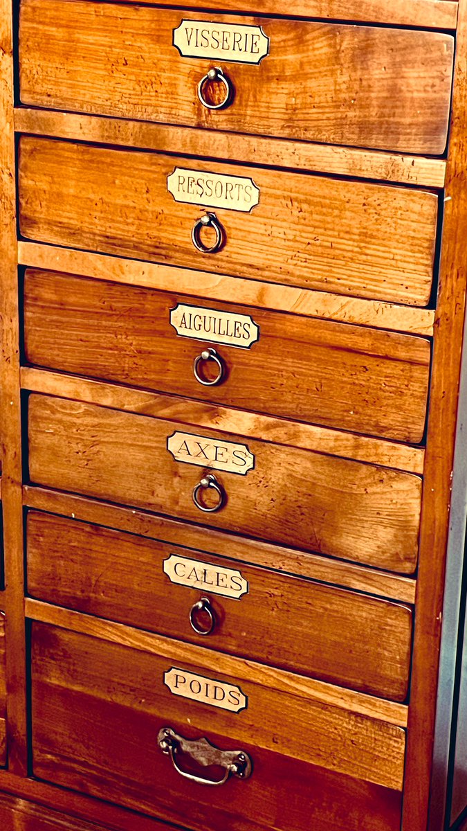 CatoCrane's tweet image. Rare Opportunity to Acquire a #French #Watch or #Clockmaker’s Walnut Cabinet of 16 Individually Labelled Drawers in Fine Condition - Pre-#Auction Offers in the Region of £1,500 plus Buyers Premium Will be Submitted to the Vendor @shrewsmorris @thesaleroom @heswallmagazine #Clocks