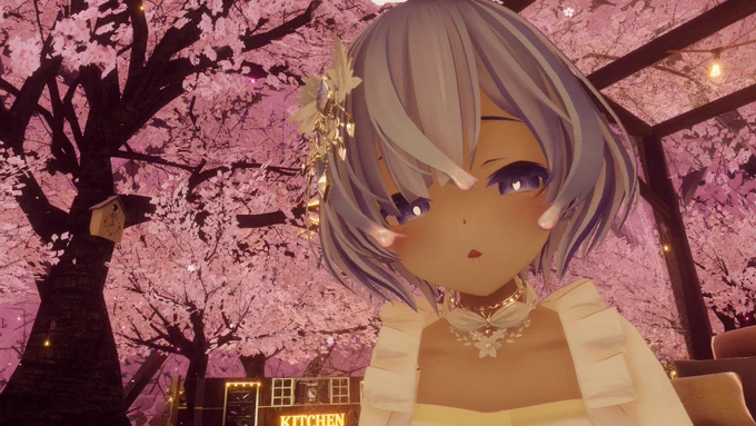 リアルでも今日は桜みたし、VRCの中でもお花見っぽいワールド行ってきたよ 