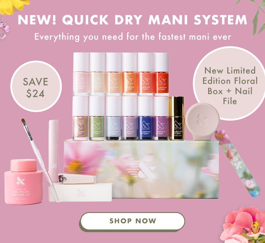 TheReviewWire's tweet image. Have you seen the NEW Spring mani system? 🤩

Special Offer:
Get 20% off your first Mani or Pedi kit with code, 'REVIEWWIREOJ20' 

#springnails #nailart #mothersdaygifts