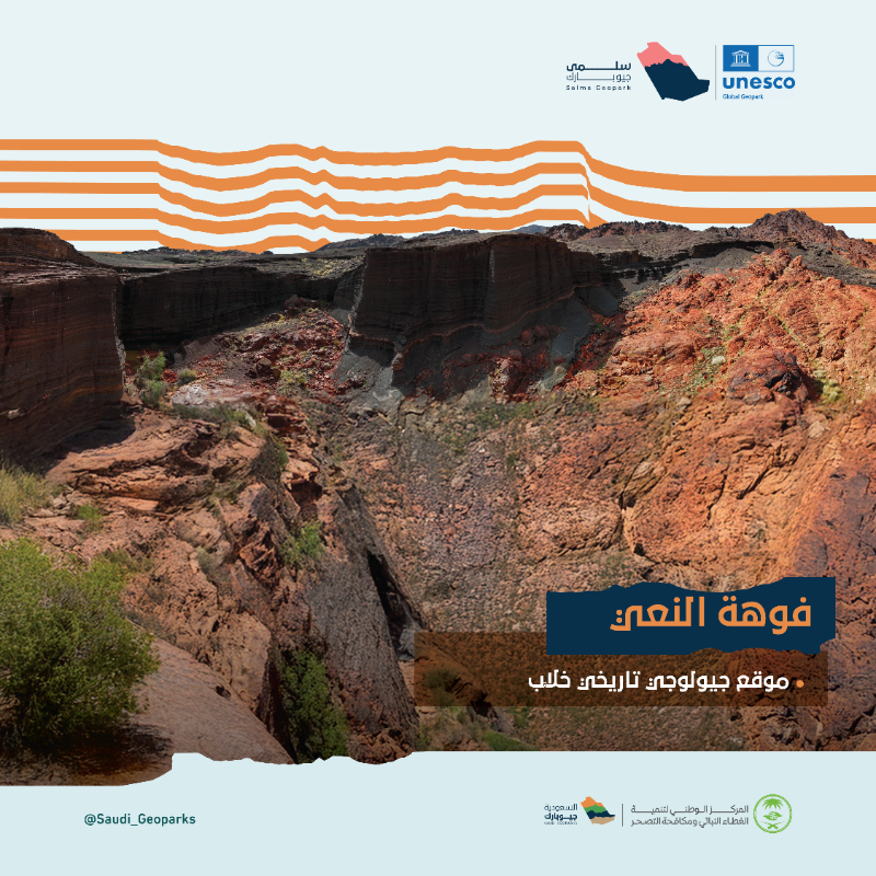 Saudi_Geoparks's tweet photo. اكتشف أبرز معالم #سلمى_جيوبارك ..

مواقع طبيعية فريدة ذات قيمة جيولوجية استثنائية تشهد على تاريخ الأرض.

#أرضنا_تراث_العالم
#السعودية_جيوبارك