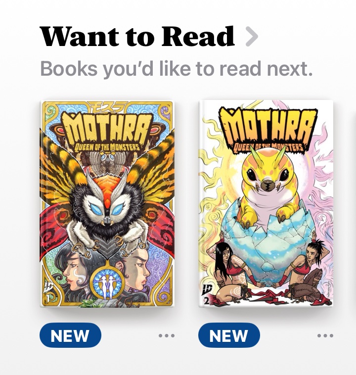 RobloxTheRoblo1's tweet image. Finally, I got the Mothra Gemini IDW Comics! It’s on digital tho, but still!