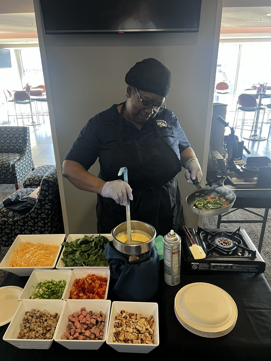 Brittney Patera, MS, RD, CSSD (@bpatera) on Twitter photo It’s Omellete Friday up in Basin and <a href="/kasen_kinchen/">Kasen Kinchen</a> is taking full advantage!! Miss Loretta getting <a href="/NevadaFootball/">Nevada Football</a> right!!
#RiseTogether
#OurTownOurTeam
#TopOffTheTank It’s Omellete Friday up in Basin and <a href="/kasen_kinchen/">Kasen Kinchen</a> is taking full advantage!! Miss Loretta getting <a href="/NevadaFootball/">Nevada Football</a> right!!
#RiseTogether
#OurTownOurTeam
#TopOffTheTank
