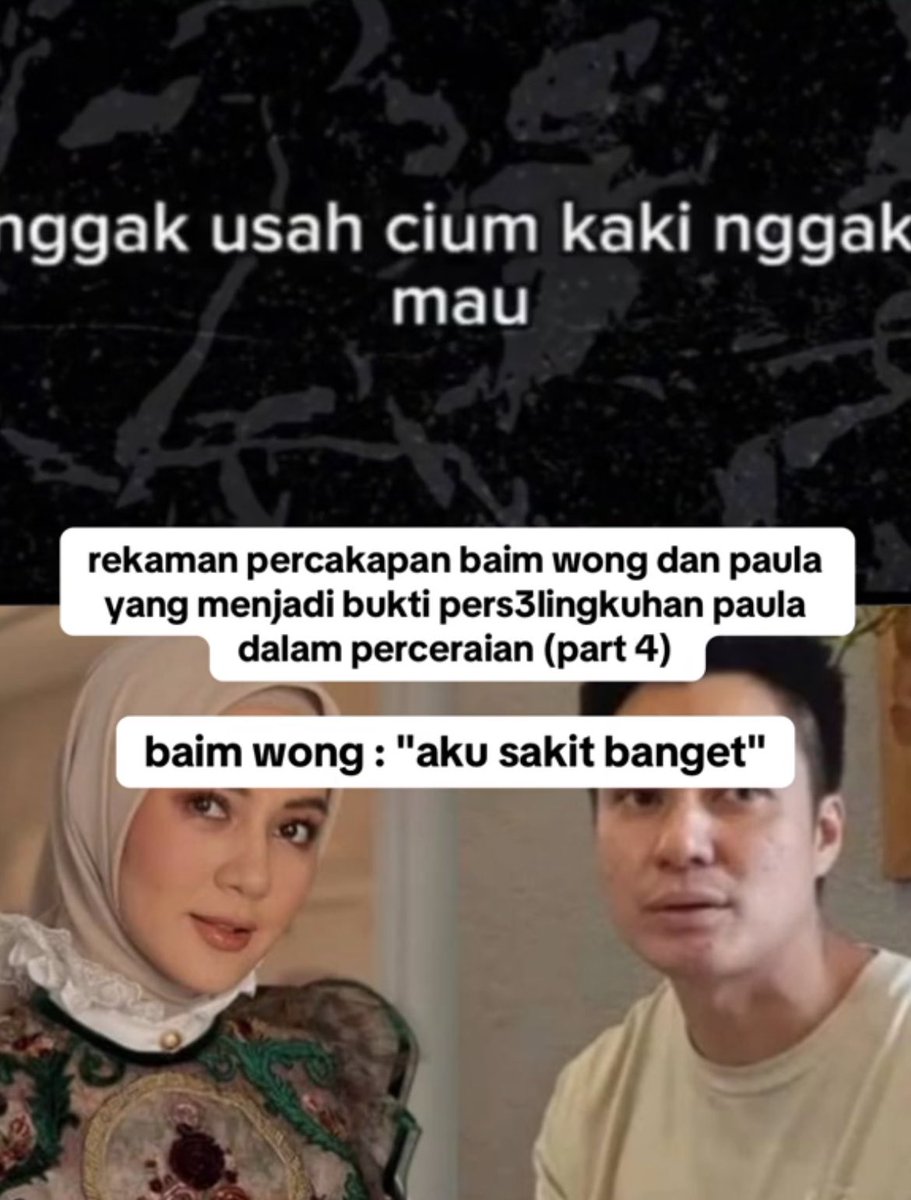 whoopziiy's tweet photo. BUKTI REKAMAN PAULA SELINGKUH

serba salah jadi Baim, gak di publish Baimnya yg di fitnah.. giliran dipublish masih ngatain Baim pdhl emang udah ada bukti🙂 https://t.co/yZDbsNBe8n