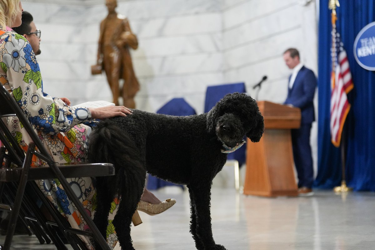 ICYMI: Gov. Beshear provided an update on economic development, severe weather recovery, funding for local bridges, the next Kentucky Poet Laureate, the 2025 Governor’s Derby Celebration poster and the Team Kentucky Derby Week Kick-Off event.

Read more: tinyurl.com/y84fvbck