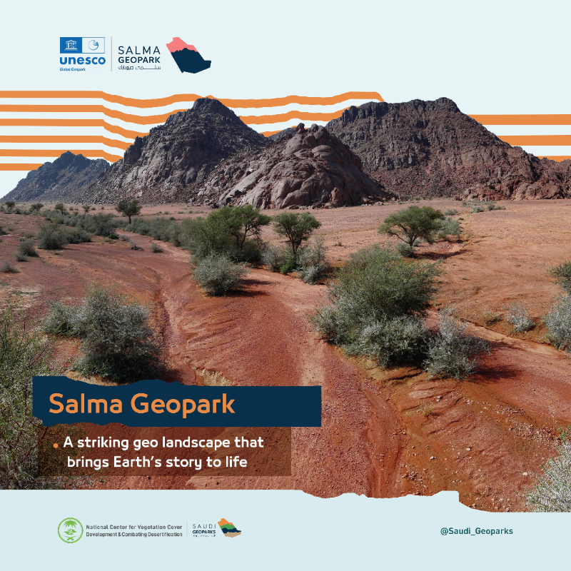 Saudi_Geoparks's tweet photo. Uncover the key landmarks of #SalmaGeopark, a remarkable landscape featuring natural sites of exceptional geological significance, providing deep insight into Earth's ancient history.

#SaudiGeoparks