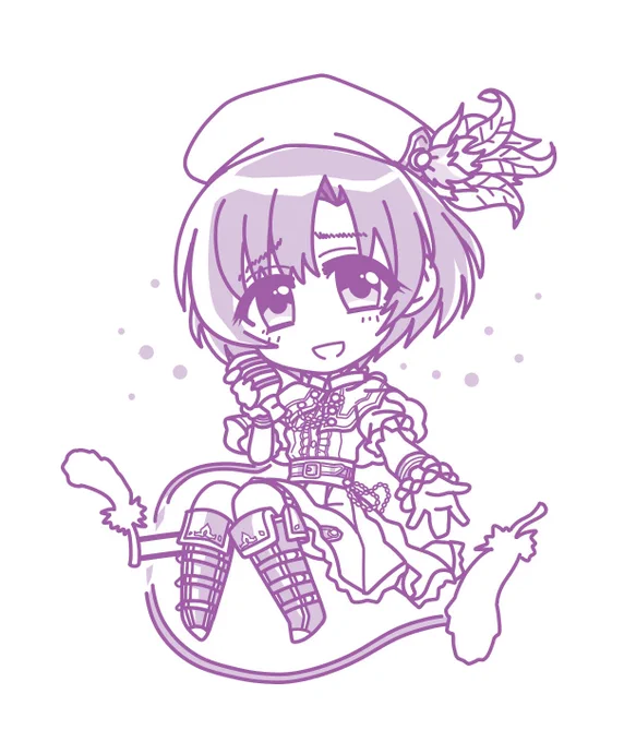 ほたるちゃん おめでとぉ去年のですが日曜にカラーにします|ω・) #白菊ほたる生誕祭2025 #白菊ほたる誕生祭2025 #白菊ほたる 