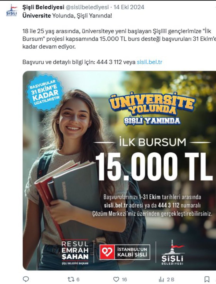 raifce's tweet photo. Bunların ahlâksızlığı ayyuka çıktı. Şişli belediyesi kayyumu araştırmış öğrenciye 15bin lira burs diye reklâm yapmışlar ama bir senedir tek kuruş ödememişler.
****
#MerkezBankası #SüreyyaÖnder #itirafçı #RASİMOZANKÜTAHYALITUTUKLANSIN #GSveBDR #faiz #DevletBahçeli https://t.co/JPk4hYr4Wg