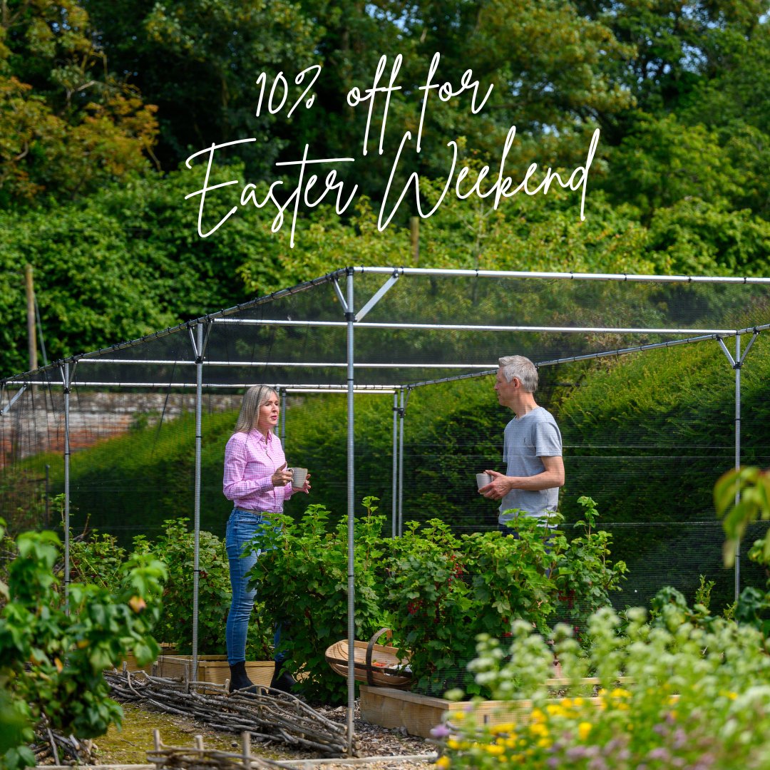 Spring is in full swing, and there's no better time to refresh your garden!  Whether you are planting, pruning, or planning something new, this Easter you can enjoy 10% OFF (excluding furniture*) – all weekend long!