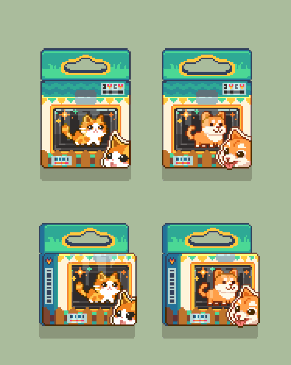 bobblezRemy's tweet photo. Welcome! Choose your desktop buddy！ #pixel #pixelart https://t.co/4WVhQfO6T7