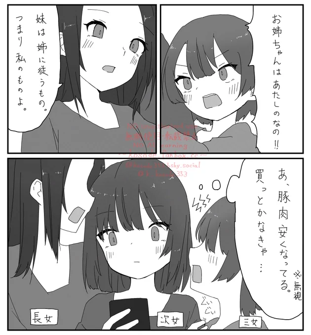 #創作百合 姉であり妹のお話 