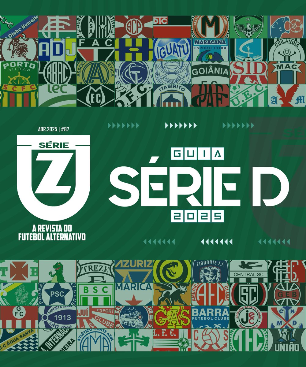 revistaseriez's tweet photo. Vai começar! A melhor e maior publicação sobre a Série D chega na décima edição. Está no ar, o Guia da Série D 2025, produzido com a colaboração de 50 jornalistas de todo o Brasil.

Acesse: https://t.co/ba8DypcTHP

#SérieDnaSérieZ #GuiaSérieD https://t.co/7rac1QjmBt