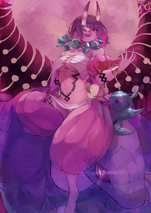 伊吹さんコスの酒呑ちゃん#FGO 