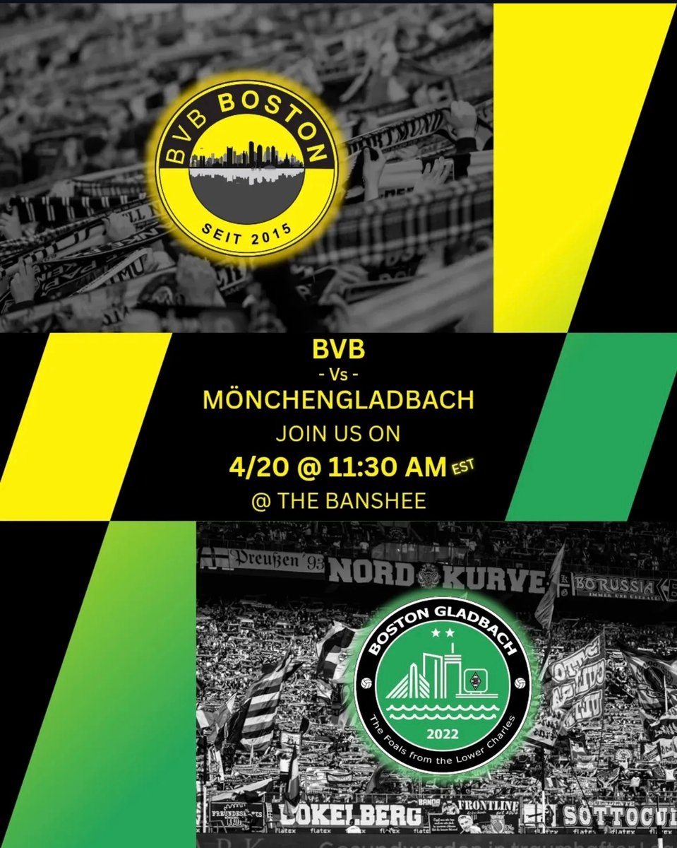 Boston_Gladbach's tweet photo. Come hang out with us and BVBBoston! https://t.co/b43fDIoKCG