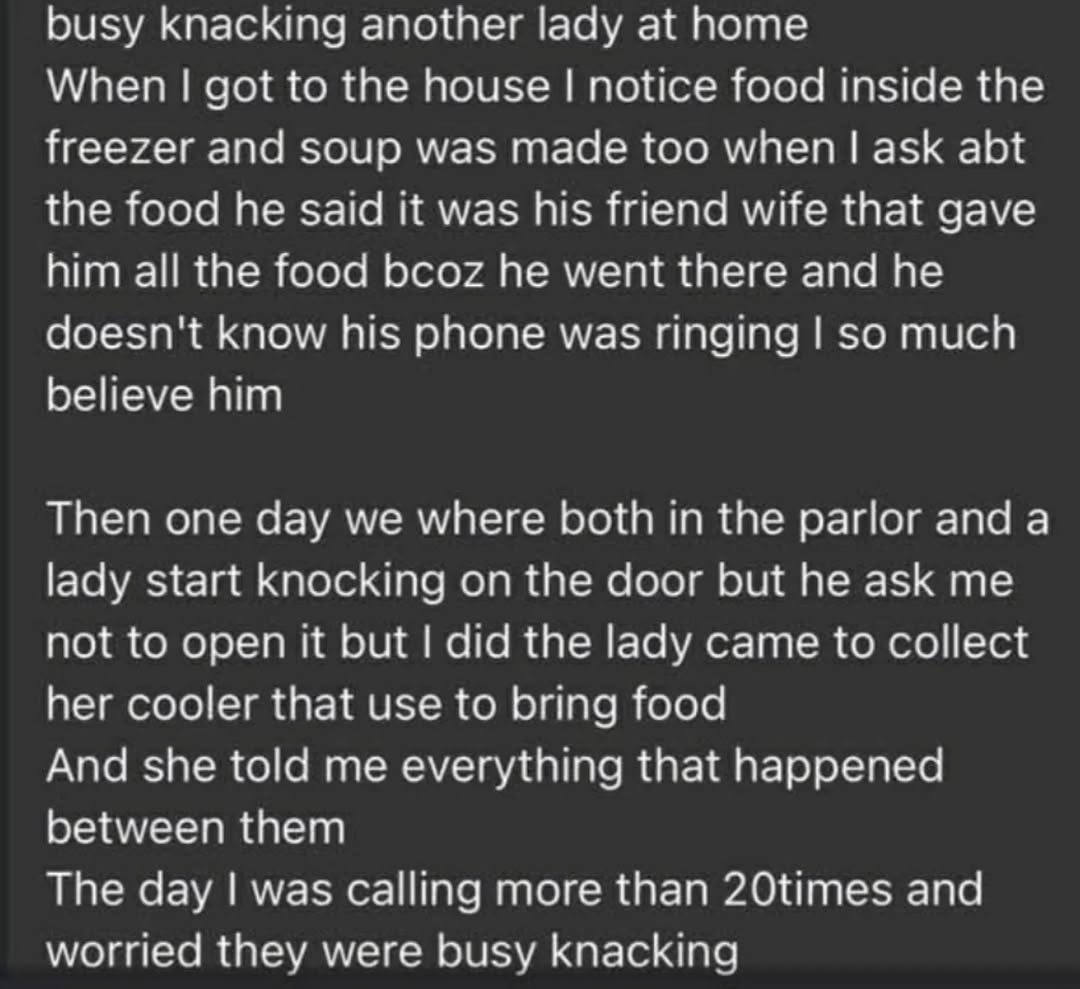 yabaleftonline's tweet photo. I thought he wouldn’t cheat on me - Nigerian lady narrates her experience dating a blind man who turned out to be a chronic womanizer https://t.co/SbuGjbJfEH