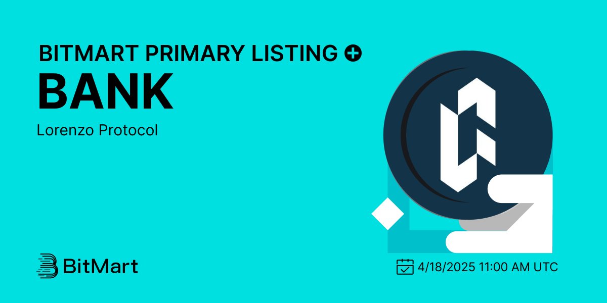 BitMart (@bitmartexchange) on Twitter photo #BitMart is thrilled to announce the primary listing of Lorenzo Protocol (BANK) <a href="/LorenzoProtocol/">Lorenzo Protocol</a> 🔥
Lorenzo is an institutional-grade asset management platform that issues yield-bearing tokens backed by diverse underlying strategies, with two flagship products featuring BTC #BitMart is thrilled to announce the primary listing of Lorenzo Protocol (BANK) <a href="/LorenzoProtocol/">Lorenzo Protocol</a> 🔥
Lorenzo is an institutional-grade asset management platform that issues yield-bearing tokens backed by diverse underlying strategies, with two flagship products featuring BTC