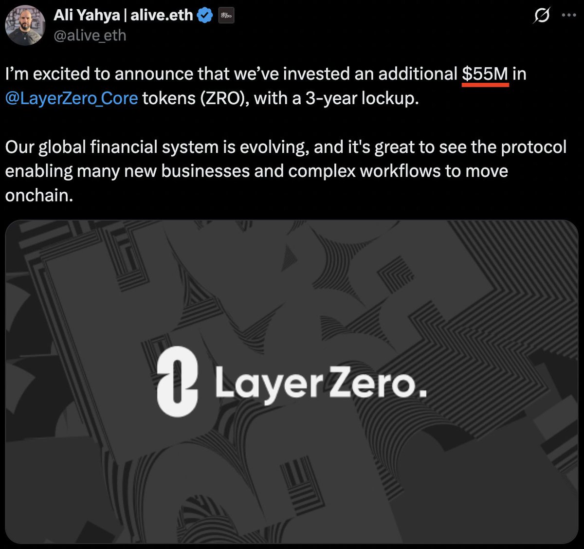 Layerzero raised another $55M &amp; you're still not farming for $ZRO season 2 drop?

thou shall regret soon 🙃