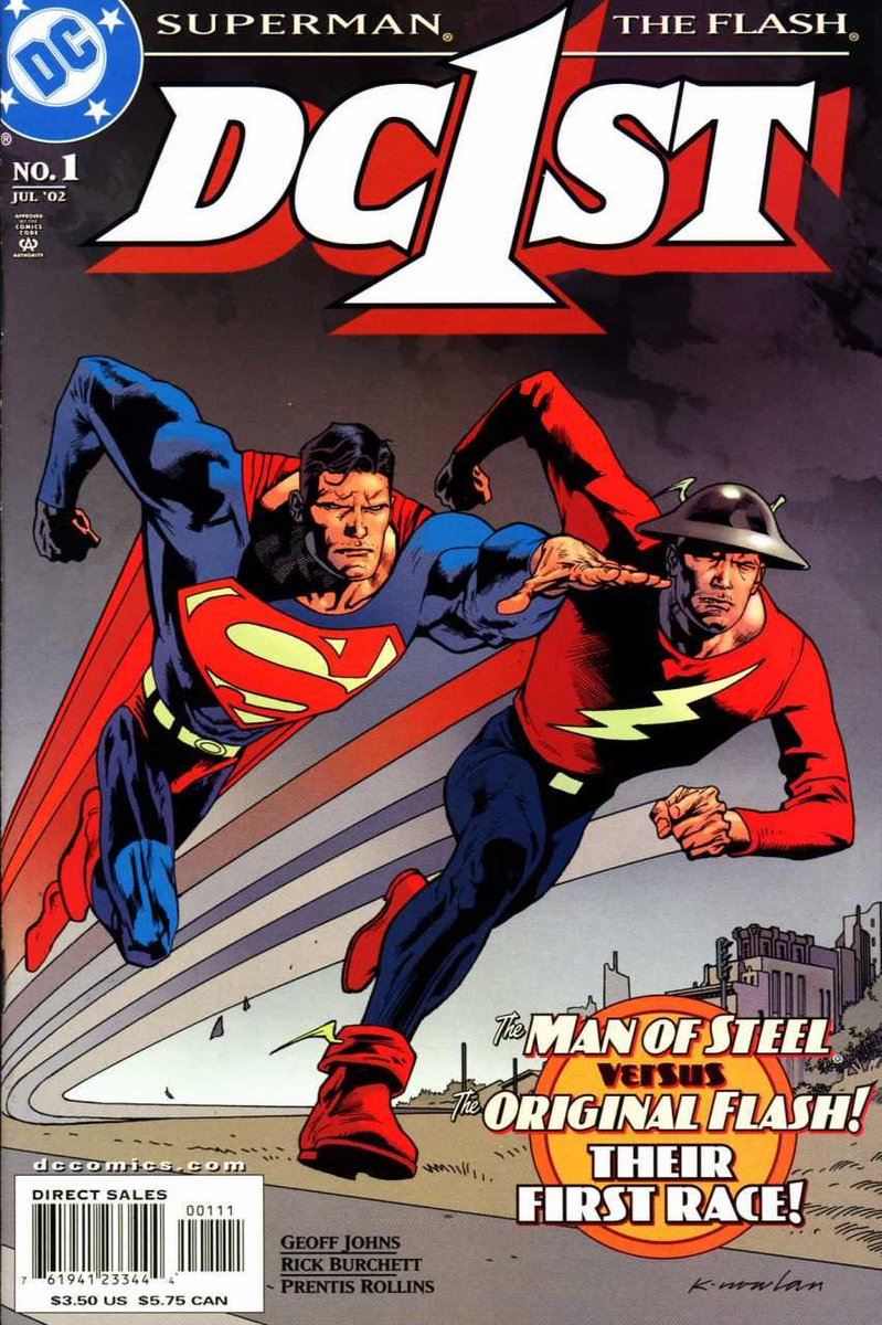 PaniniComicsEsp's tweet photo. Superman también ha corrido contra Jay Garrick (DC 1st: Superman/The Flash, 2002) o Wally West (1990, 2004), aunque los velocistas sostienen que en las carreras benéficas se contienen...
#SupermanDay #UnDiaEnLasCarreras #ABCdeSuperman https://t.co/Awjpql5rzd