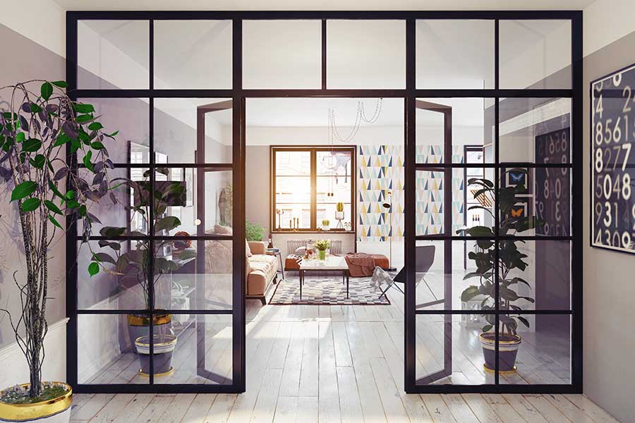 We've noticed a rise in popularity for using #glass for #partitions in homes.
This is a superb way to increase light into your home while clearly defining spaces.
Choose a grid style, full panels, add colour, frost it, etch it or include a decorative mesh.
ow.ly/B8l950VAFa5