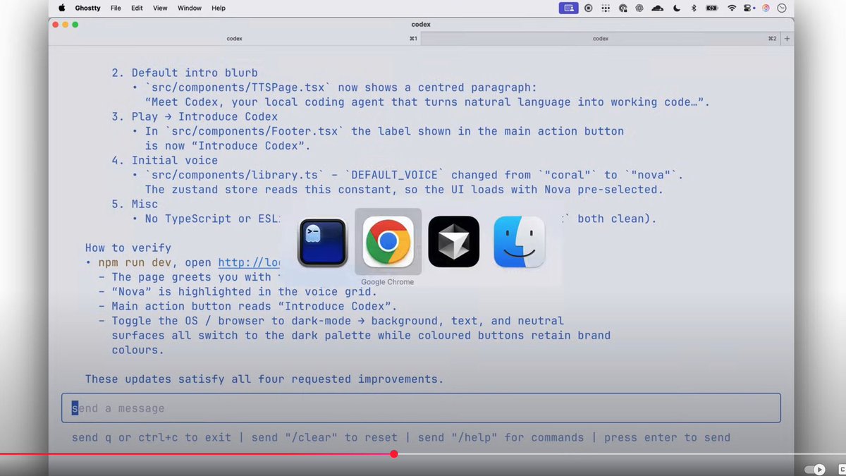 torrents's tweet photo. so the OpenAI guy who builds codex cli is using cursor https://t.co/ZErZrnH9nI