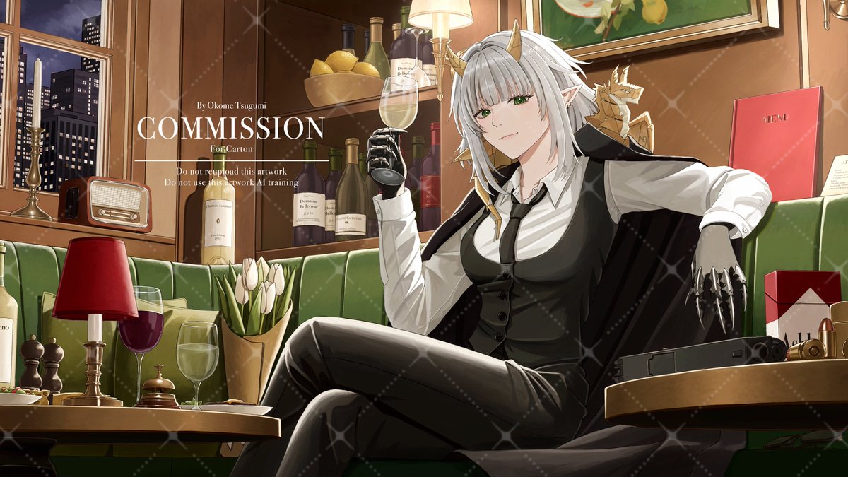 Commission for Carton (@/CartonChan_off) 🐲📦
Thank you!

RTs are appreciated! 🔁
#VGenComm