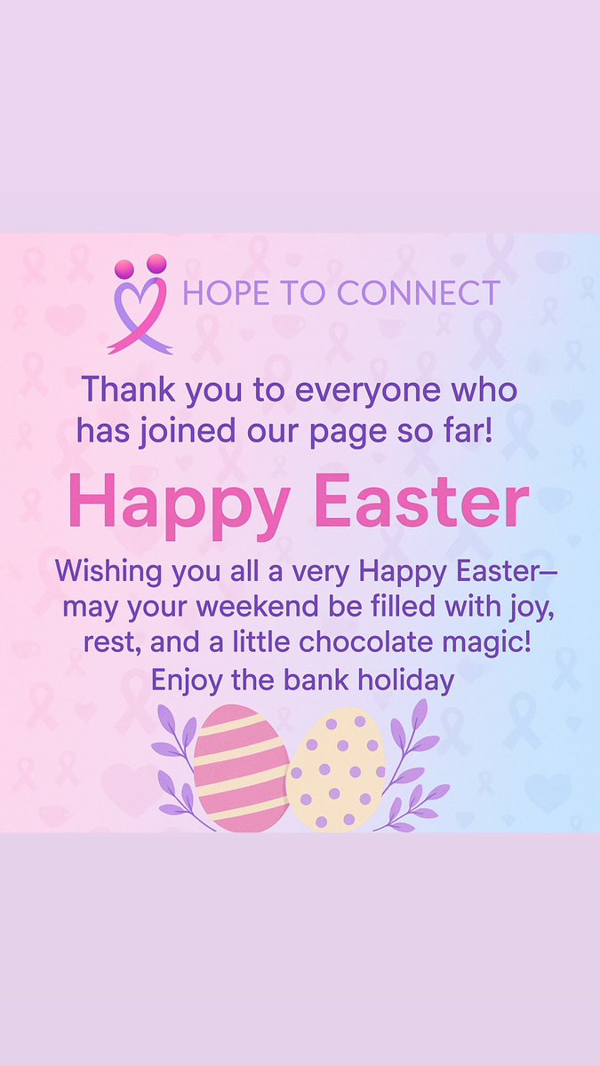hopetoconnect's tweet photo. Thank you to everyone for joining us so far✨we’re so grateful for your support🫶🏻 Happy Easter 🐰 we hope you have a lovely weekend 💖🍫#easter #hopetoconnect #chocolate #cancersupport #connectingpeople #bankholiday #fyp https://t.co/YBKxO9kwKw