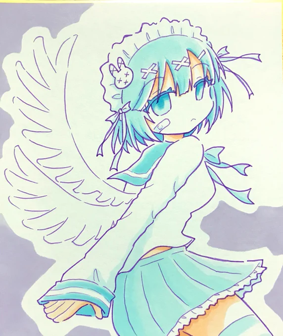 てんしちゃん(みずいろ) 